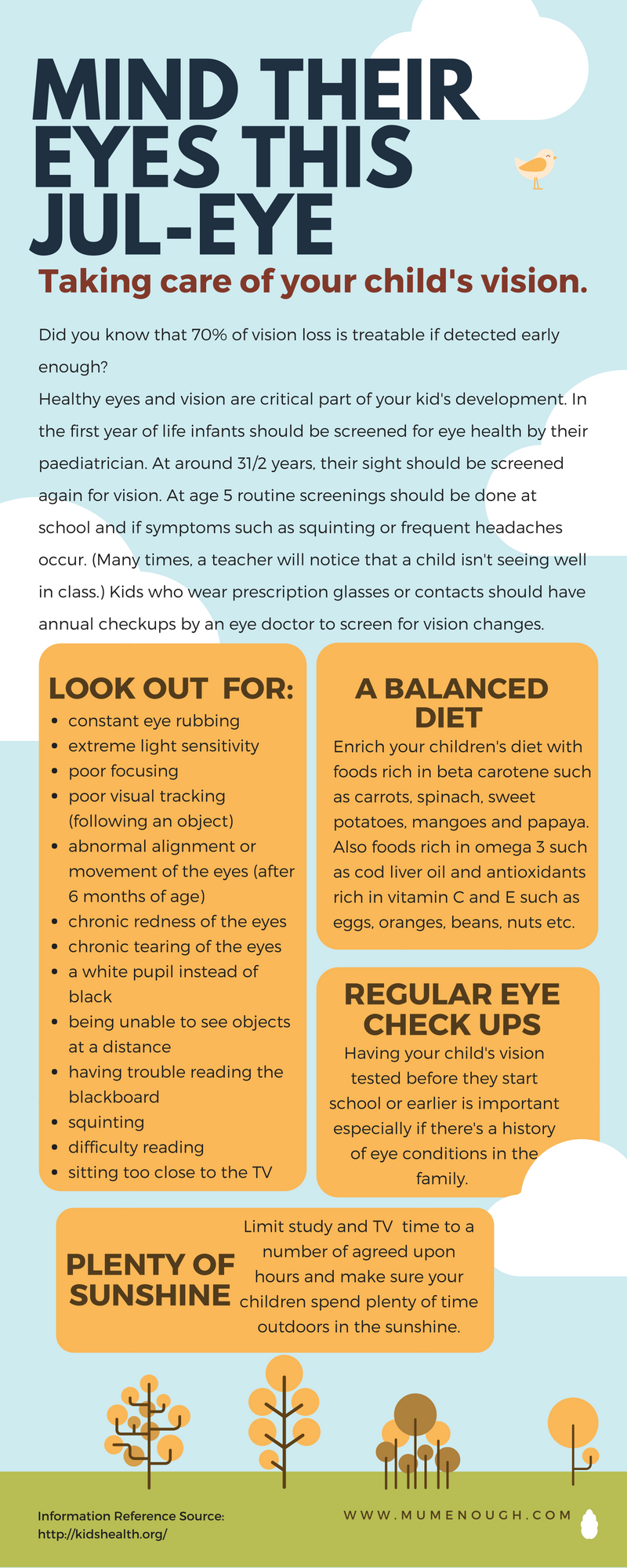 eye health, vision, eye health in kids